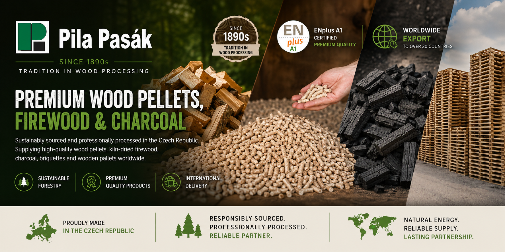 Pila Pasák Czech wood products and international supply